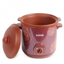 Supor/苏泊尔 DKZ60B1-350电炖锅6l砂锅炖盅煮粥煲汤养生紫砂陶瓷