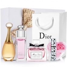 Dior/迪奥香水3件套礼盒装 女士甜心真我魅惑花漾5mlQ版小样香氛
