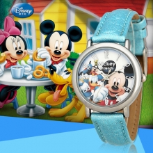 迪士尼正版儿童手表 石英浮雕数字表 米奇米妮唐老鸭学生手表卡通