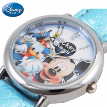 迪士尼正版儿童手表 石英浮雕数字表 米奇米妮唐老鸭学生手表卡通